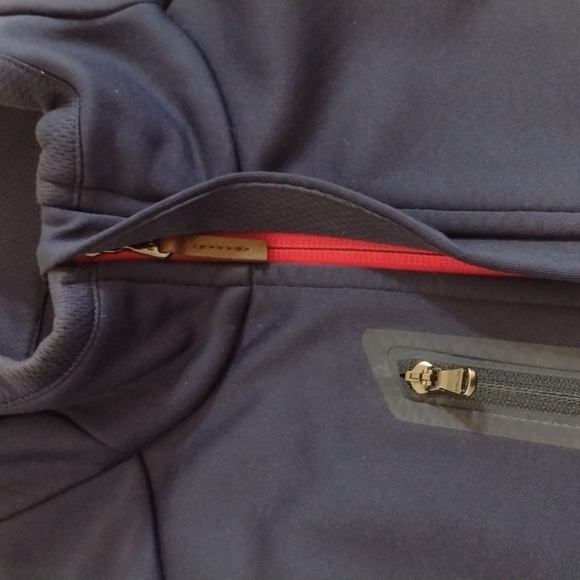 Ralph Lauren X Navy Full Zip Athletic Vest Size M Halloween Patch - Picture 6 of 13